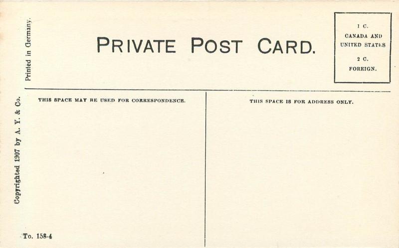 c1907 Postcard Medicine Lodge Blackfoot Indians Teepees Native Americana Plains