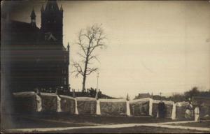 Syracuse NY University Event c1907 Real Photo Postcard