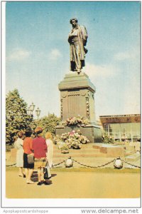 Russia Moscow Alexander Pushkin Monument