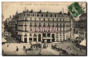 Angers Old Postcard Square rally and grand hotel