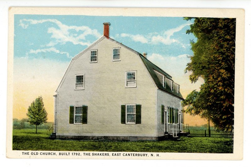 NH - East Canterbury Shaker Village. The Old Church