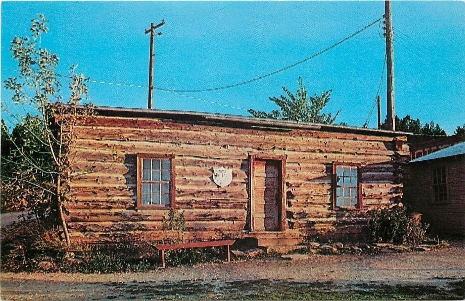 Rockerville South Dakotac1876 Log Cabin from "old Rockerville"1960s