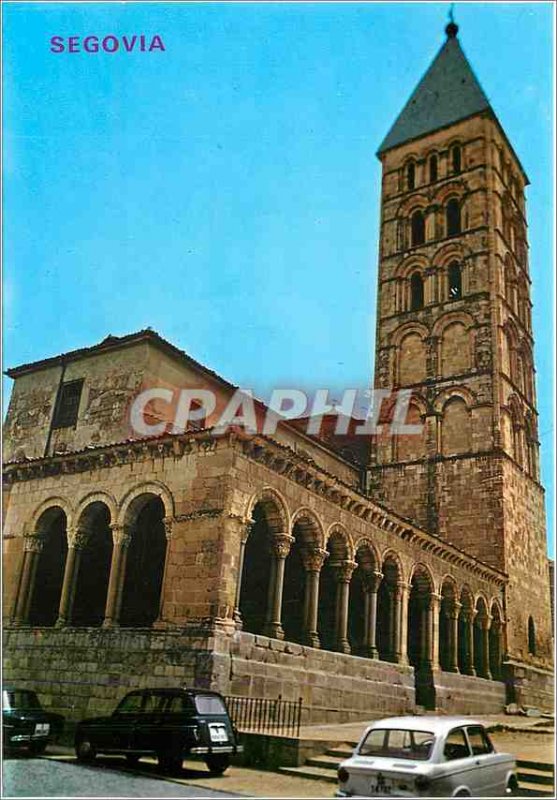 Postcard Modern Segovia Church of Saint Etienne