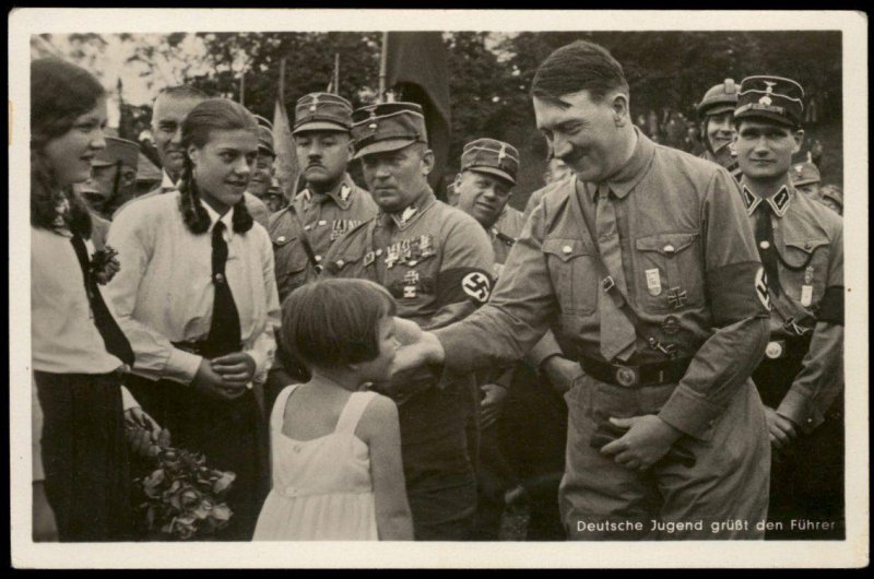 3rd Reich Germany Hitler Children Rudolf Hess SA Hoffmann Nr115 RPPC UN ...