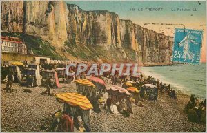 Old Postcard Treport La Falaise