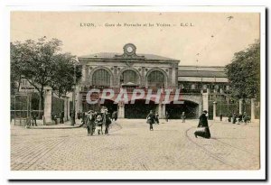 Lyon Postcard Old Station Perrache and Voutes