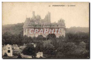 Old Postcard Pierrefonds Chateau