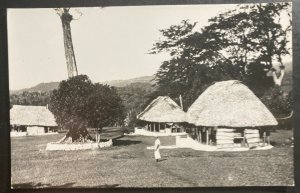 Mint Wester Samoa Real Picture Postcard RPPC Tattersall Studio Village 