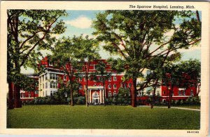 Postcard HOSPITAL SCENE Lansing Michigan MI AL0766