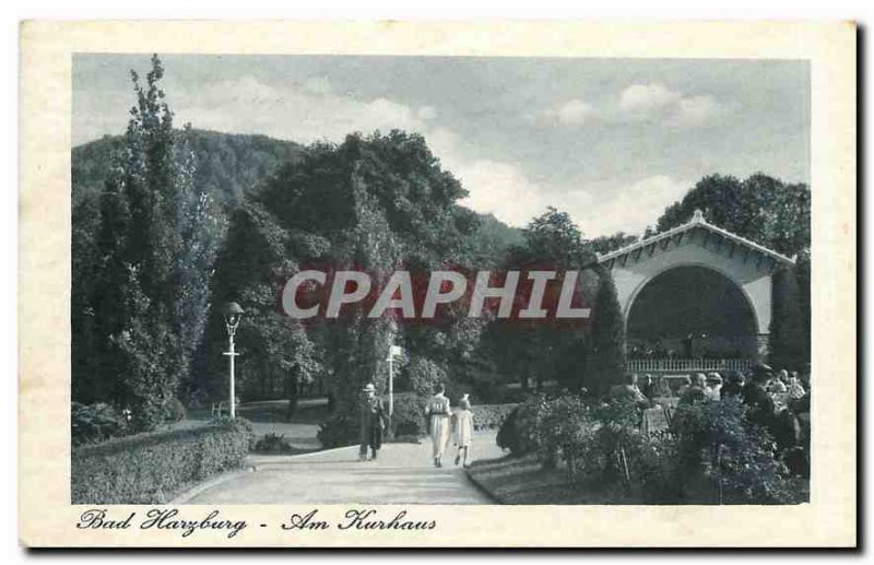 Old Postcard Bad Harzburg Am Kurhaus