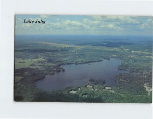 Postcard Aerial view of Lake Julia, Wisconsin
