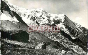 Modern Postcard Chamonix Teleferique of the Aiguille du Midi Mont Blanc seen ...