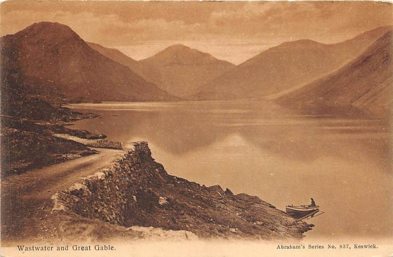 B4204 UK Wastwater and Great Gable  front/back scan