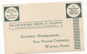 Advertising Postcard Silk Gowns New Process Co Warren PA