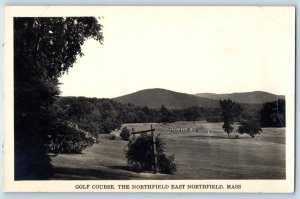 East Northfield MA Postcard RPPC Photo Golf Course The Northfield Golfing c1950s