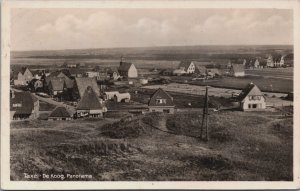 Netherlands Texel De Koog Panorama Vintage RPPC C173