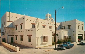 Automobiles City Hall Las Cruces New Mexico 1950s Postcard Schaaf 20-9937