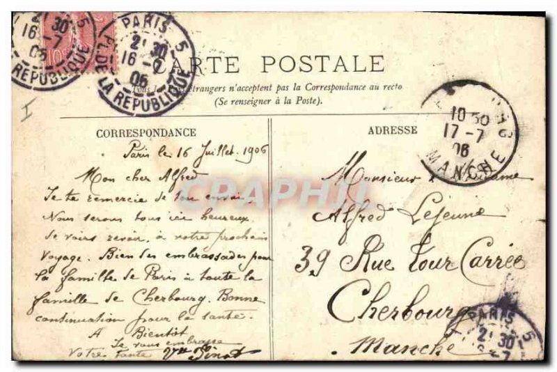 Postcard Old Paris Grand Palais