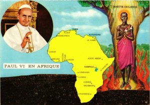 CPM CATHOLIC POPE Paul VI en Afrique (318006)