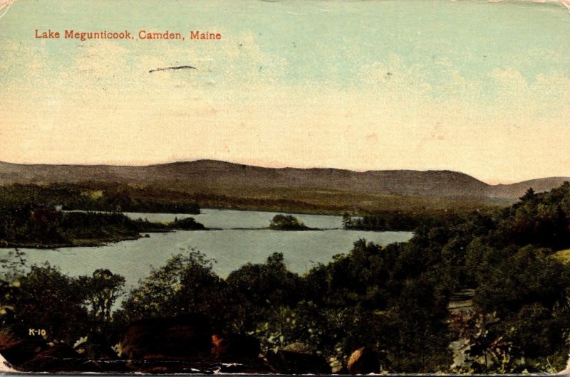 Maine Camden Lake Megunticook 1910