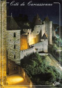 BR30387 Carcassonne vu de nuit France