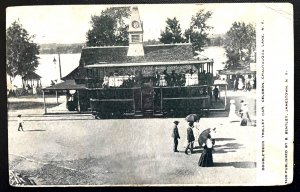 Vintage Postcard 1906 Double Deck Trolley Car, Celeron Park, Chautauqua Lake, NY