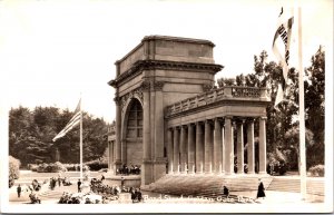 USA Bandstand Golden Gate Park San Francisco California Vintage RPPC C006