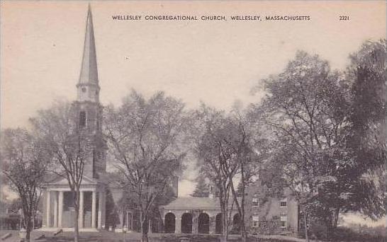 MassachusettsWellesley Wellesley Congregational Church