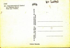 BF20790 chateauroux indre le chateau raoul france   front/back image