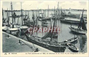 Old Postcard Royan Port (Begins in 1862 and landed the King Henry III King of...