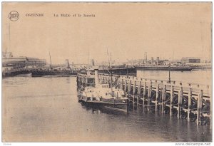 OSTENDE, West Flanders, Belgium, 1900-1910's; La Malle Et Le Bassin