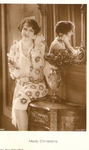 mADY cHRISTIANS. Actress Old vintage German postcard