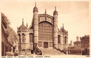 BR59023 west front  st george chapel  windsor castle  uk