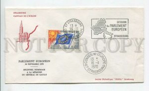 448008 FRANCE Council of Europe 1970 year Strasbourg European Parliament COVER