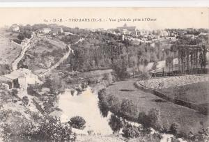 BF11684 thouars vue generale prise a l ouest D S france  front/back image