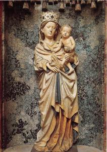 BG11033 landsberger madonna landsberg am lech religion  sculpture art  germany