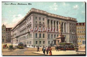 Postcard AncienneCourt House Baltimore Md