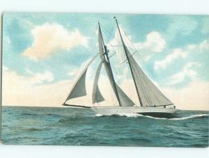 Divided-Back BOAT SCENE Great Nautical Postcard AB0394