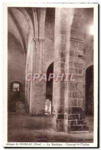 Postcard Abbey Noirlac (Cher) The transept basilica church I