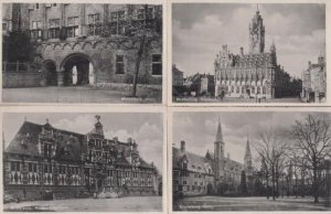 Middelburg Military Hospital Abdij 4x Real Photo Postcard s