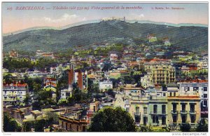 Tibidabo (alt 532 M), Vista General De La Montana, BARCELONA (Cataluna), Spai...