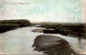 Montana Billings Scene On The Yellowstone River 1909