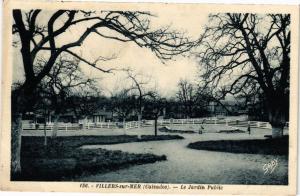 CPA VILLERS-sur-MER - Le Jardin Public (272212)