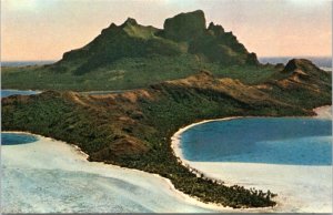 Postcard Oceania French Polynesian Bora Bora - Aerial View