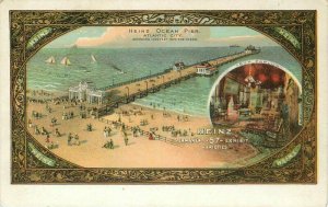 Atlantic City New Jersey Heinz Ocean Pier Undivided Postcard 21-11316 