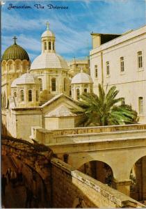 Jerusalem Via Dolorosa 1973 Postcard D58