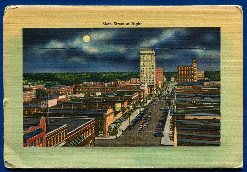 Greenville South Carolina sc Postcard Folder 