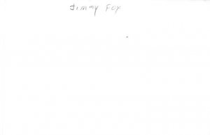 Jimmy Foxx Baseball Player View Postcard Backing 