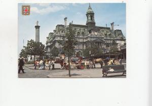 BF282319 vue hotel de ville de montreal quebec canada  front/back image