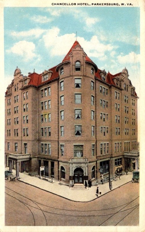 West Virginia Parkersburg Chancellor Hotel 1920